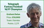Telegraph Fantasy Football: How Graham Dolan became the 2016/17 champion
