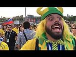 Бразильский болельщик в восторге от России