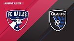 HIGHLIGHTS: FC Dallas vs. San Jose Earthquakes | August 4, 2018