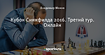 Кубок Синкфилда 2016. Третий тур. Онлайн