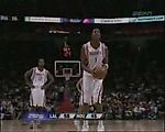 Amazing! Tracy Mcgrady left hand free throw