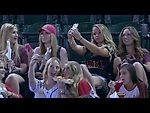 Commentators on Sorority Girls Taking Selfies at a Baseball Game.