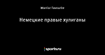 Немецкие правые хулиганы
