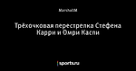 Трёхочковая перестрелка Стефена Карри и Омри Каспи