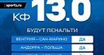 Суперэкспресс на матчи отбора ЧМ-2022 с коэффициентом 13.0