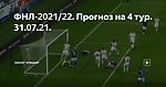 ФНЛ-2021/22. Прогноз на 4 тур. 31.07.21.