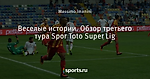 Веселые истории. Обзор третьего тура Spor Toto Super Lig