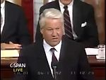 Речь Ельцина в конгрессе США (1992 год). Это п..здец!