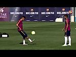 Skills Show - Neymar Jr. vs Rafinha Alcantara in Training