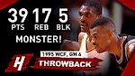 Hakeem Olajuwon DESTROYS MVP Robinson! Full Game 6 Highlights vs Spurs 1995 WCF - EPIC!