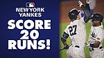 Yankees put up 20 RUNS (😱) on Blue Jays in crazy game!