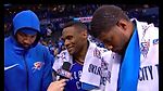 Westbrook, George, Anthony Interview | Knicks vs Thunder | Oct 19, 2017 | NBA Season