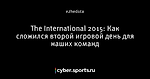 The International 2015: Как сложился второй игровой день для наших команд