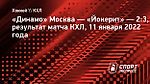 Московское «Динамо» дома проиграло «Йокериту»