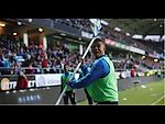 Player Throws Corner Flag To Fans - Göteborg vs Malmö FF 28.4.2016