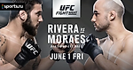 UFC FIGHT NIGHT JUN. 1  RIVERA VS MORAES  + ИТОГИ