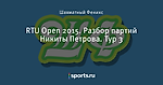 RTU Open 2015. Разбор партий Никиты Петрова. Тур 3