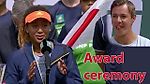 Osaka at the Award ceremony / BNP Paribas Open 2018 / Final