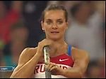 Мировой рекорд Ел. Исинбаевой на Олимпиаде в Пекине.