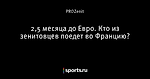 2,5 месяца до Евро. Кто из зенитовцев поедет во Францию?