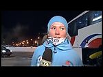 Прилёт сборной России по биатлону на ЧЕ-2016