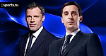 Невилл пошутил над Каррагером во время эфира на Sky Sports