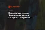 Крикунов: как говорил Черномырдин, «хотели как лучше, а получилось как всегда»