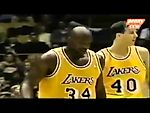 The Greatest Block in NBA History - Shaquille O'Neal Blocks Allen Iverson