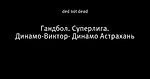 Гандбол. Суперлига. Динамо-Виктор- Динамо Астрахань