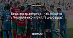 Беда экстравертов. Что общего у Черевченко и Виллаш-Боаша?