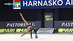 Alina Harnasko (BLR), pelota AA. Campeonato de Europa 2020