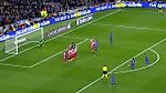 Messi Freekick hit post vs Sporting Gigon 2016-17