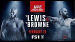 UFC Fight Night: Lewis vs Browne - Sunday