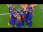 Public Fans throws a bottle at Players Neymar & Suárez | Valencia vs Barcelona (2-3) 2016