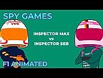 Inspector Seb vs Inspector Max | Formula 1 Animated Comedy