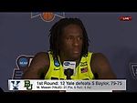 Taurean Prince Provides Amazing Answer To ►[' How Did Yale Out-Rebound Baylor?? ']◄( HD720p60 FPS )