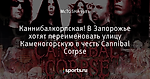 Каннибалкорпская! В Запорожье хотят переименовать улицу Каменогорскую в честь Cannibal Corpse