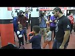 DAVID HAYE COACHES A YOUNG CHILD BOXER HOW TO THROW THE PERFECT JAB & '1, 2' COMBINATION' / iFL TV