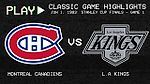 Montreal Canadiens vs. L.A Kings - June 1, 1993 - Stanley Cup Finals: Game 1 | NHL Classics