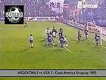 Argentina 0 vs Usa 3 Copa America Uruguay 1995 FUTBOL RETRO TV
