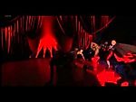 madonna falls off stage at the Brits awards