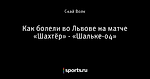 Как болели во Львове на матче «Шахтёр» - «Шальке-04»