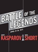 Battle of the Legends: Kasparov vs. Short, Day 1 - 04.25.15