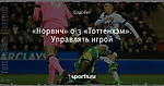 «Норвич» 0-3 «Тоттенхэм». Управлять игрой