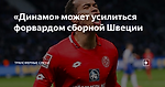 «Динамо» может усилиться форвардом сборной Швеции