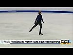 Figure skating phenom trains in Boston for Olympics