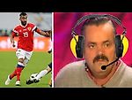 Испанец работает комментатором на матче сборной России