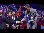 Cristiano Ronaldo HANDSHAKE With Lionel MESSI On Champions League Ceremony | 24.08.2017 HD