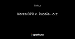 Korea DPR v. Russia - 0:2