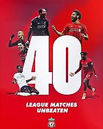 Liverpool Football Club on Instagram: “4️⃣0️⃣ @premierleague games unbeaten ✨ #LFC”